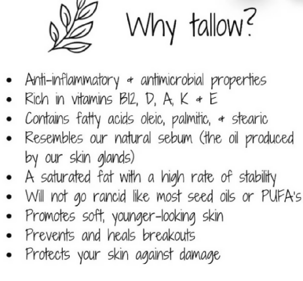 RAW MILK + TALLOW Soap Bar, Raw Cow Milk, Grass Fed Tallow, Old Fashioned