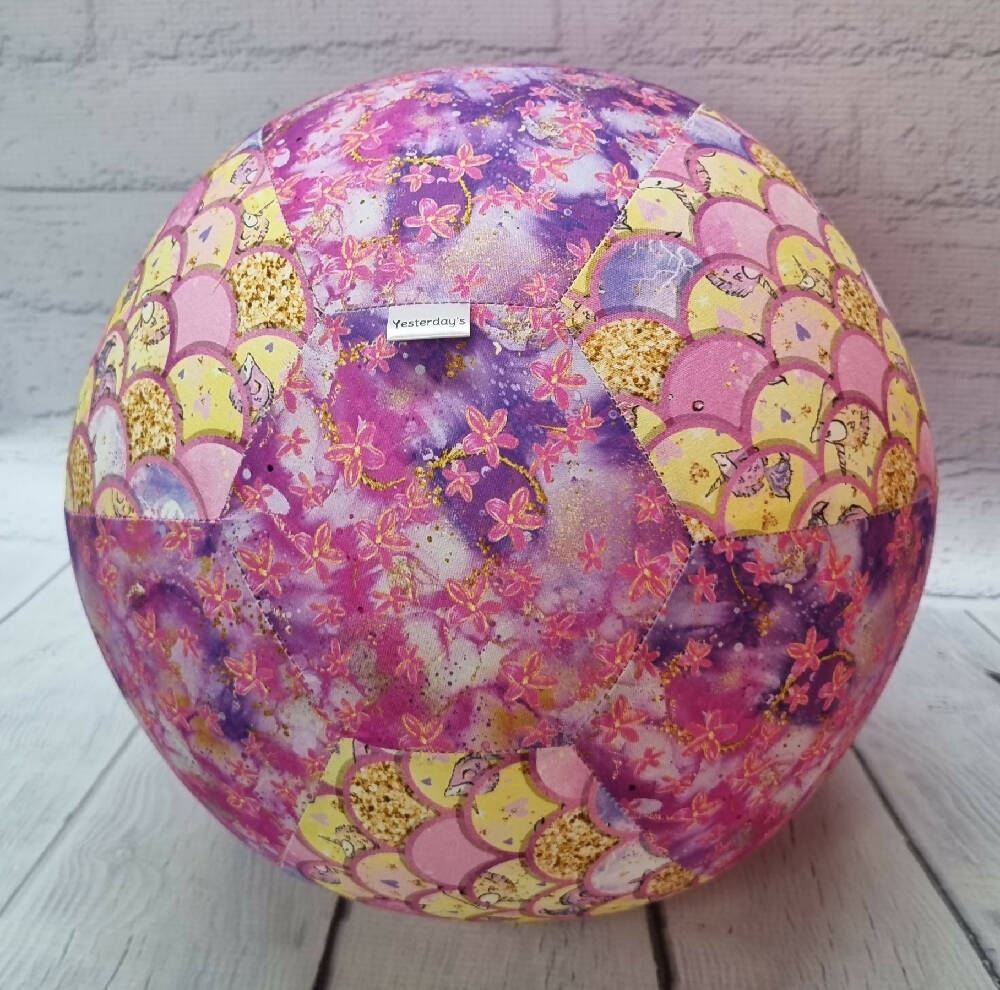 Balloon Ball: Tropical Floral fun & Mermaid scales: Two tone
