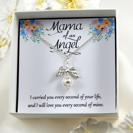Mama Of An Angel Necklace,Miscarriage Gift Necklace