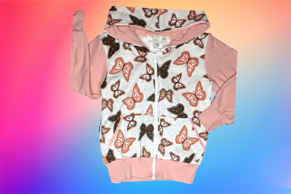 Zip Hoodie Butterflies_InPixio_InPixio_N_InPixio_RX