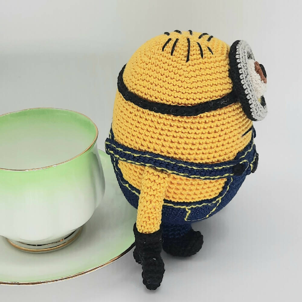 Minion Stuart - a crocheted toy