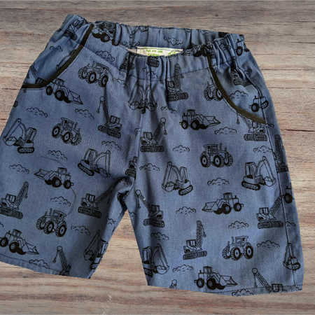 Denim Trucks Shorts with Pockets - Size 5 - 8