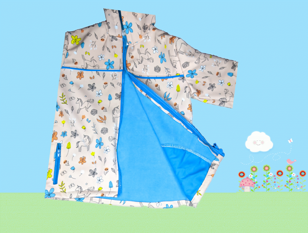 Peach Unicorn Soft Shell Jacket Open_InPixio_InPixio_N_InPixio_FX