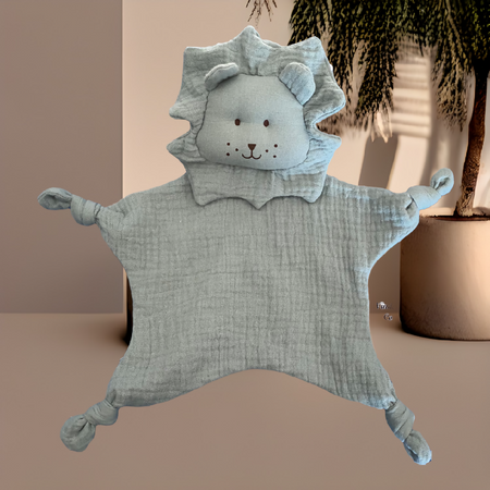 Baby Lion Comforter - Sage Green