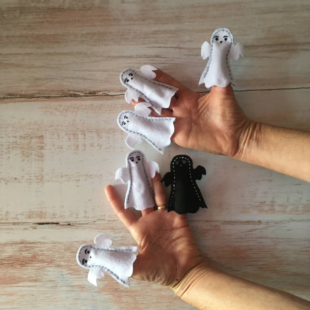 Finger Puppet Set - Ghosts