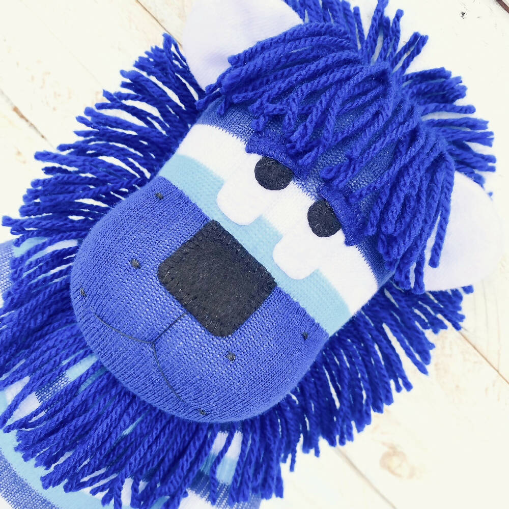 Lennox the Sock Lion - MADE TO ORDER soft toy