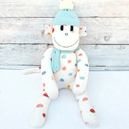 Ash the Sock Monkey - MADE TO ORDER soft toy