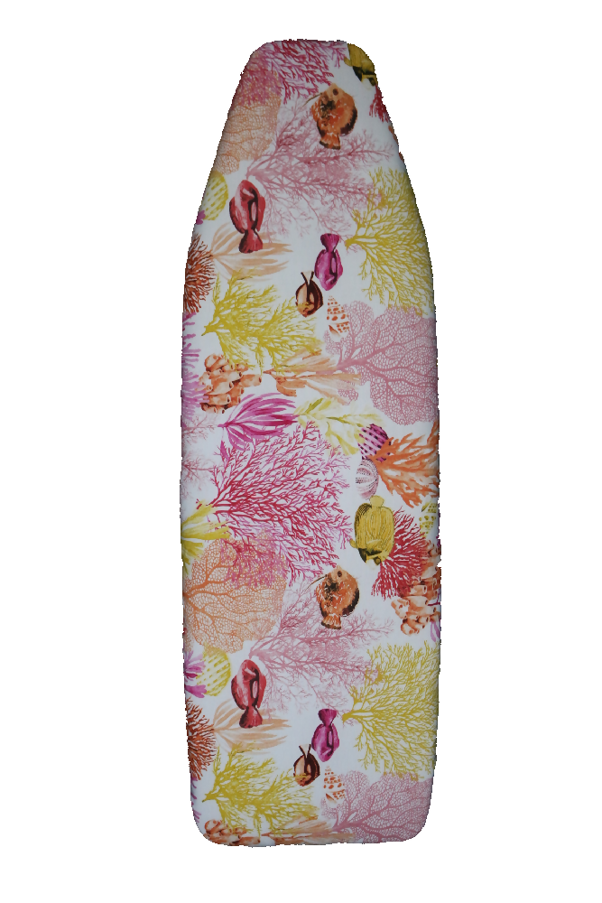 Ironing board cover- Coral Reef- padded- double sided-fits table top ironing board 84-91 cm