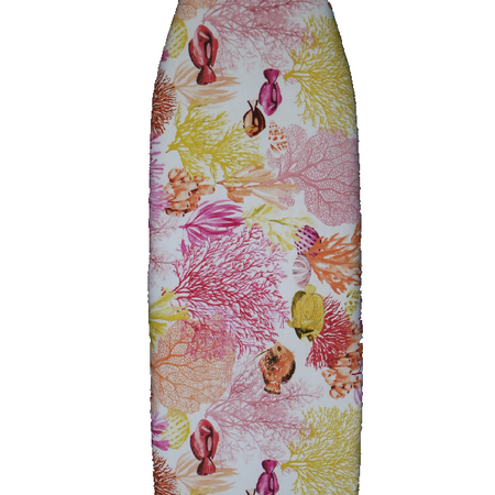 Ironing board cover- Coral Reef- padded- double sided-fits table top ironing board 84-91 cm