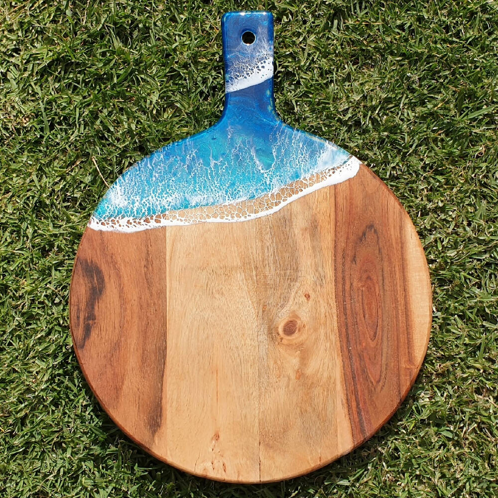 Acacia and Resin Serving Board