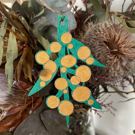 Australiana Christmas Decorations - Wattle Flower