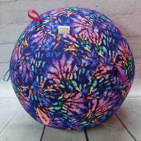 Balloon Ball: Indigo Fireworks Fun: Taggie: solid print