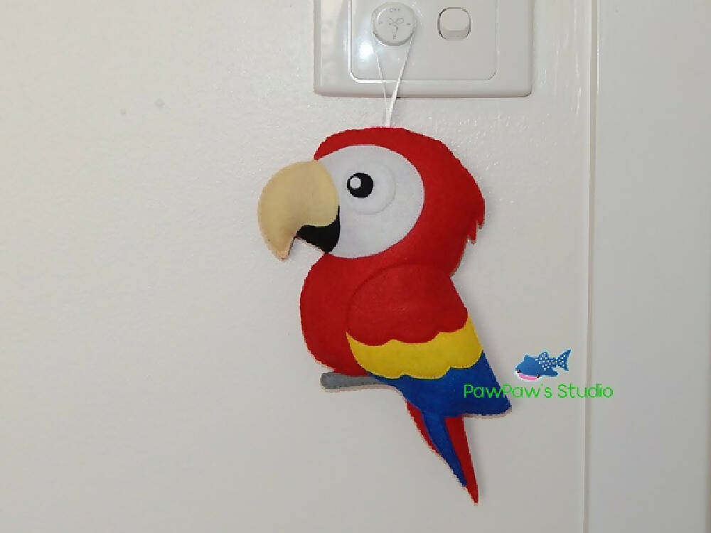 Macaw / Macaw Ornament / Parrot Ornament / Macaw Home Decor