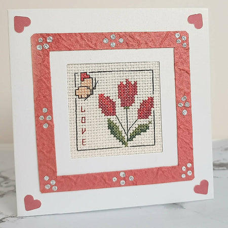 Cross Stitch Greeting Card for Female