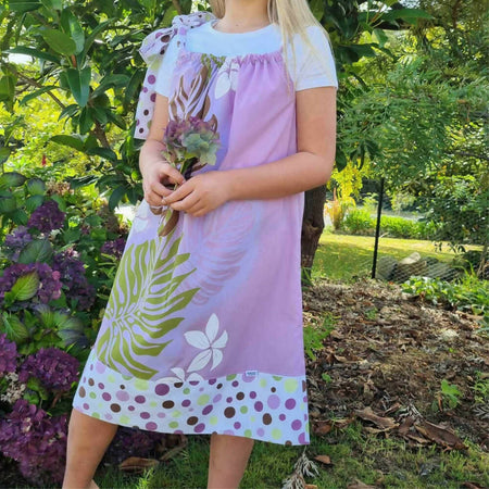Girls Purple Summer Dress | Size 9-10 years
