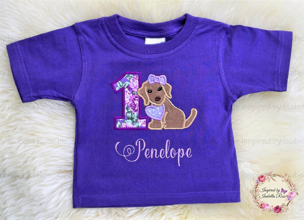 Children's appliquéd shirt, Over 40 designs, Made to order