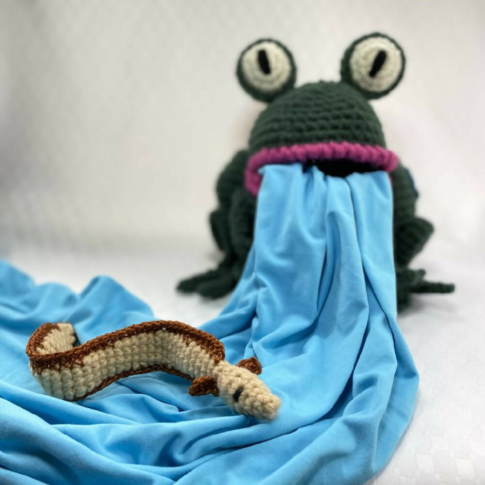 Crochet Toy Tiddalick the Frog