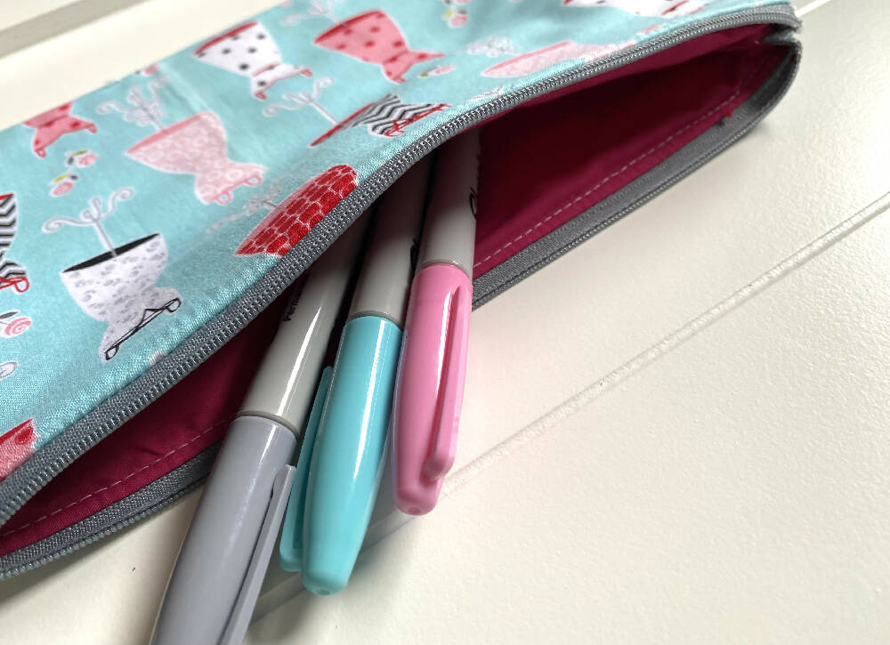 Fabulous dresses pencil case