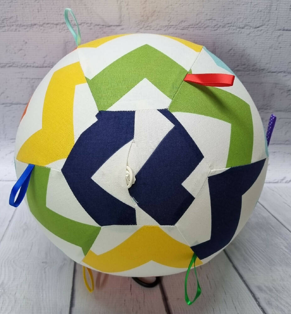 Balloon Ball: Chevron Large bold: Taggie: solid print