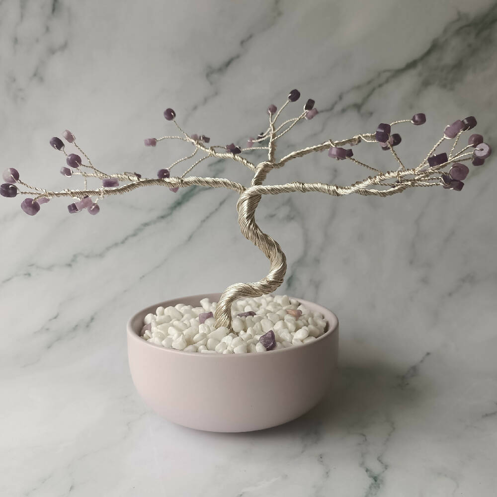 Lepidolite Specialty Gem Tree - 49 gems per tree