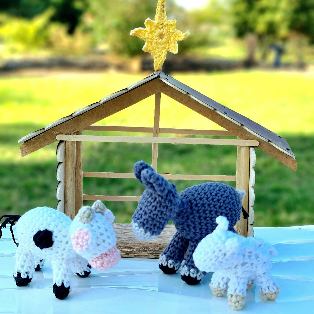 Heirloom Crocheted Nativity Sets Christmas Set