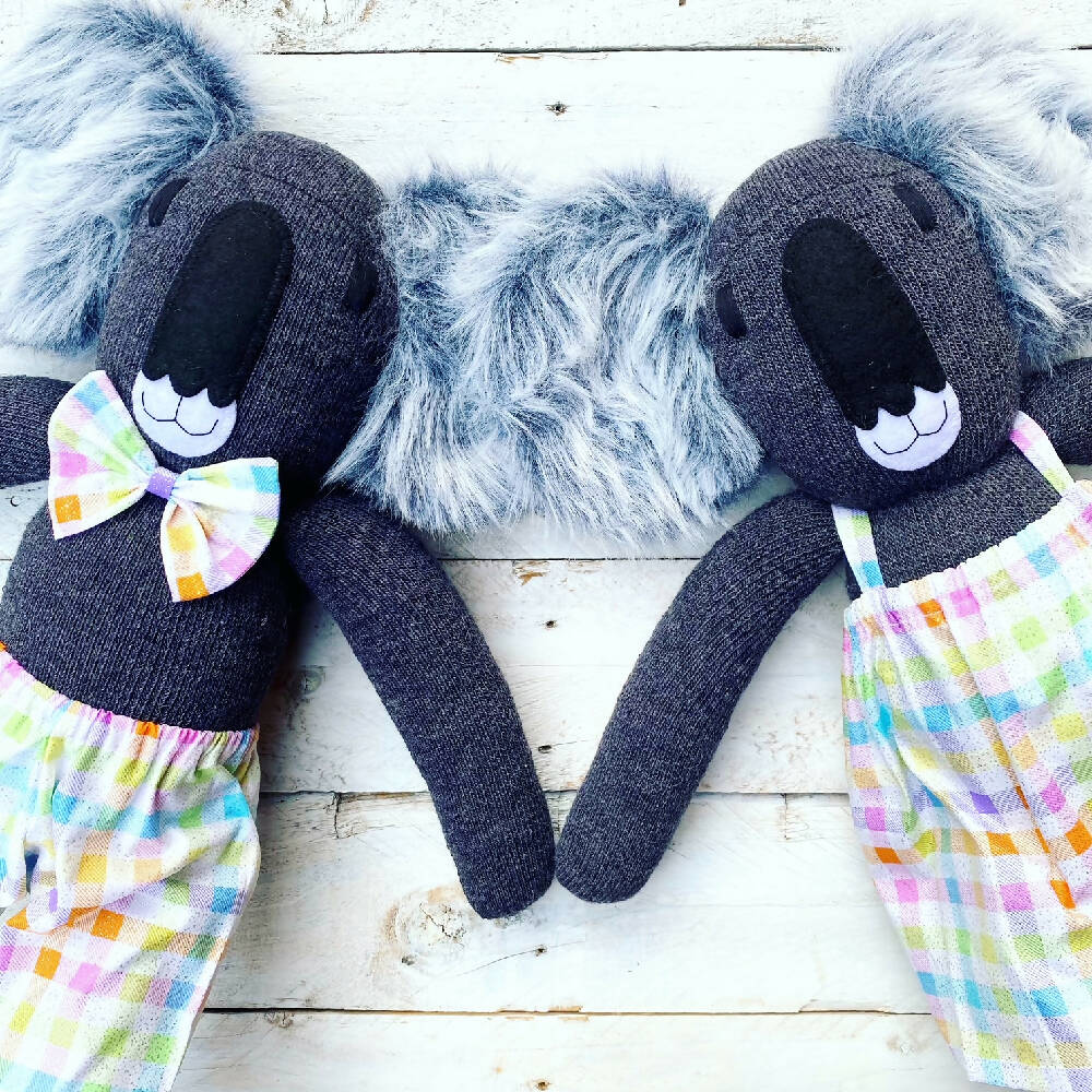 Lex & Cody Sock Koalas - READY TO SHIP