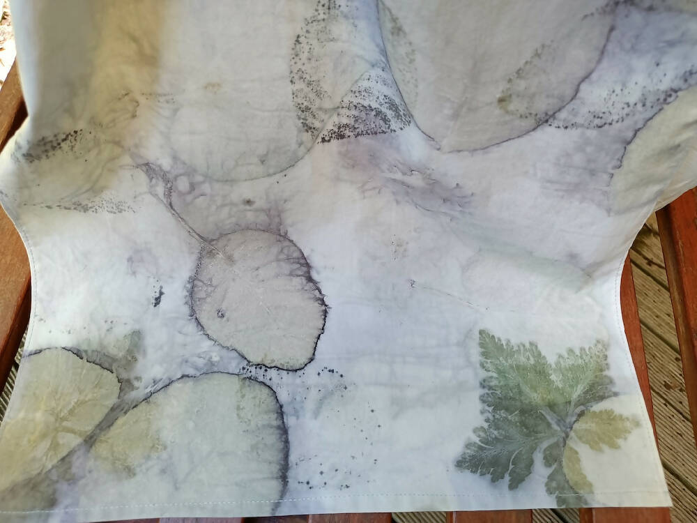 Smoke Bush eco Printed Large Scarf Cotton Twill