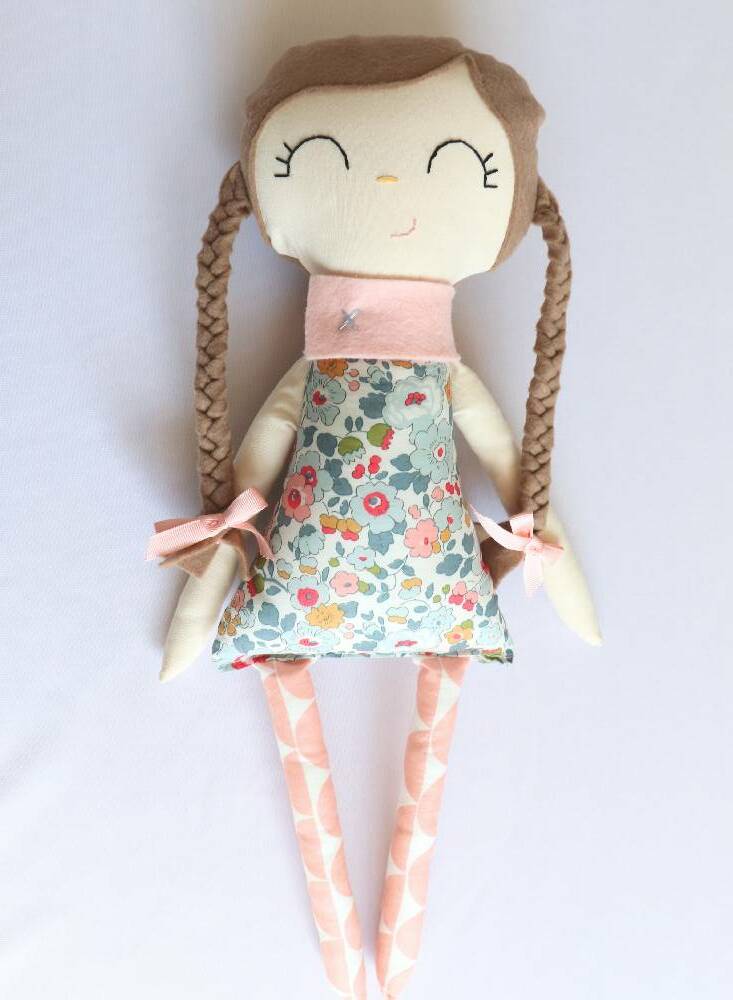 Hazel - Handmade Girl Doll Keepsake - Gift for Babies and Girls