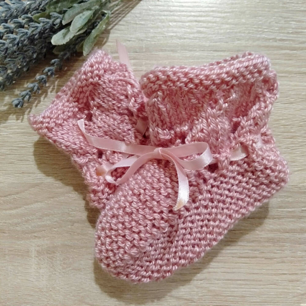 Baby Booties Knitted