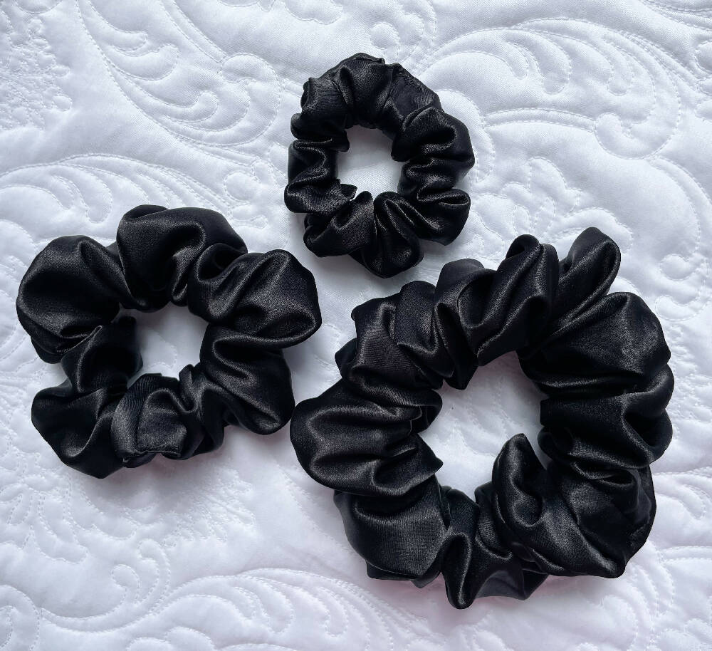 Satin Scrunchies - 9 colours