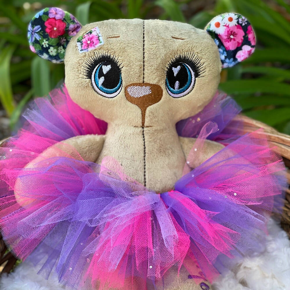 Personalised teddy, Custom bear plushie, Made to order