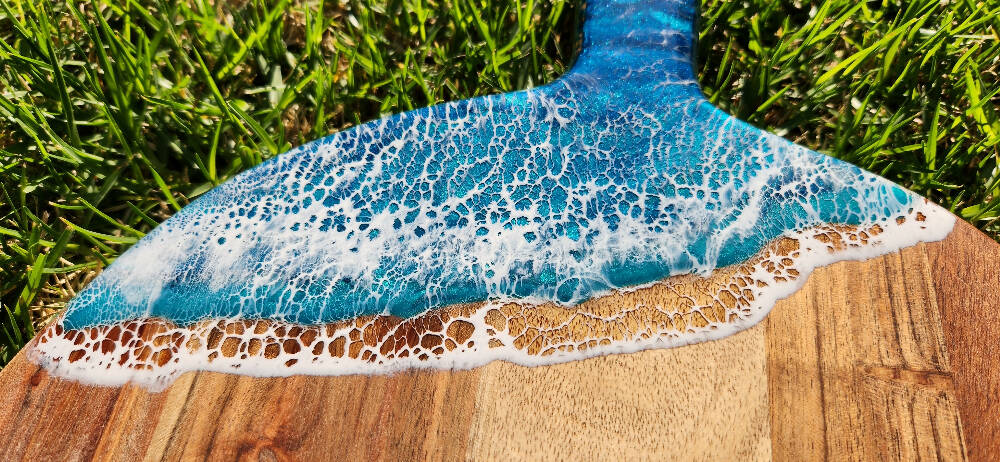 Acacia and Resin Serving Board