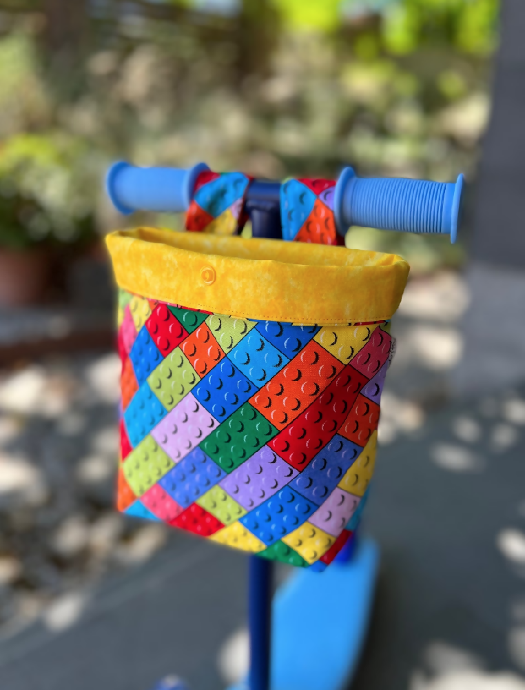 Scooter / Bike handlebar bag - Blocks