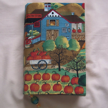 Fabric Paperback Book Cover with Bookmark