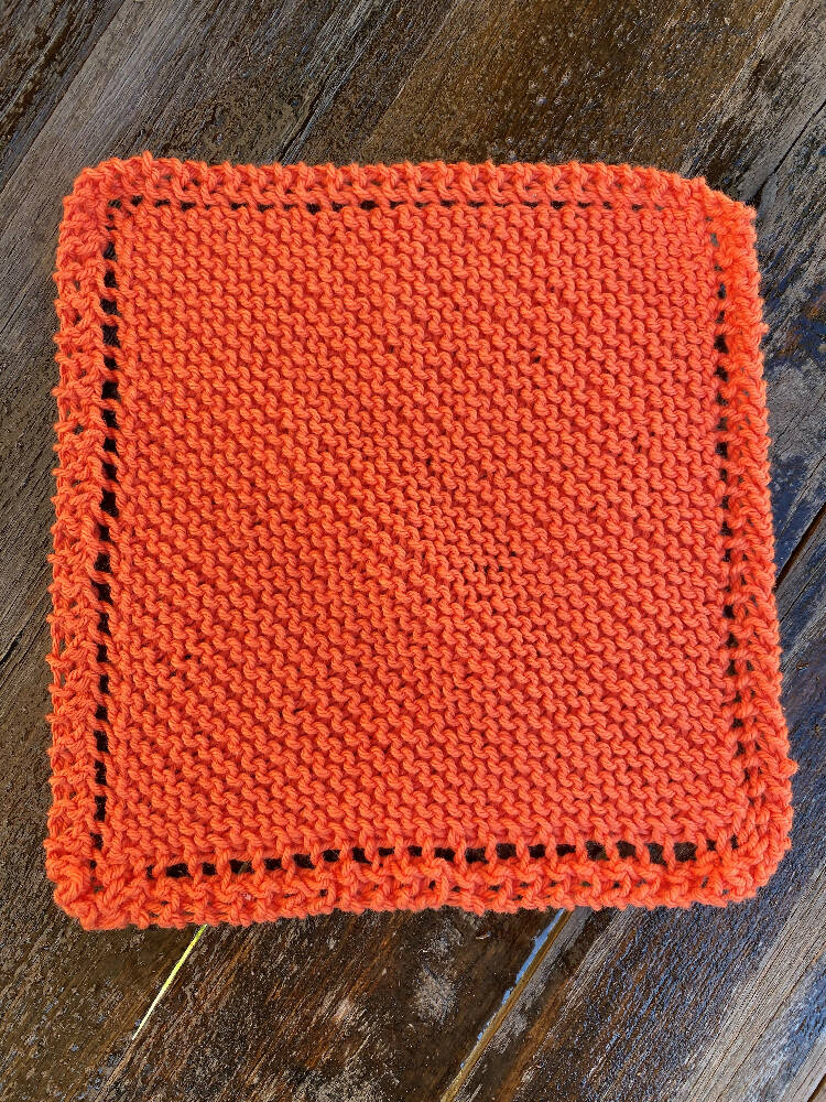 DOWNLOAD - Knitting Pattern - Face Washer, Knitting Pattern Scrubbie,