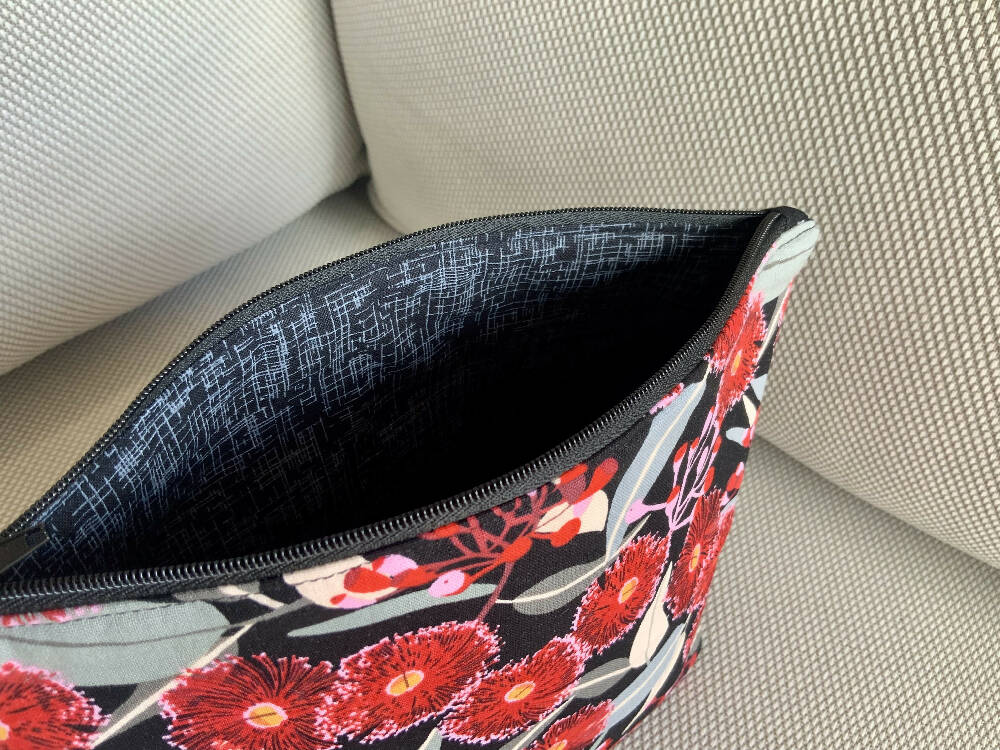 Red Gum Blossom Toiletries/Make up Bag