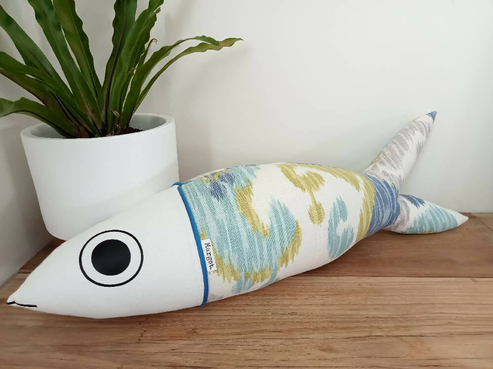 Big Fish Cuddly Toy or Pillow | Handmade | Soft and Snuggly Bed time