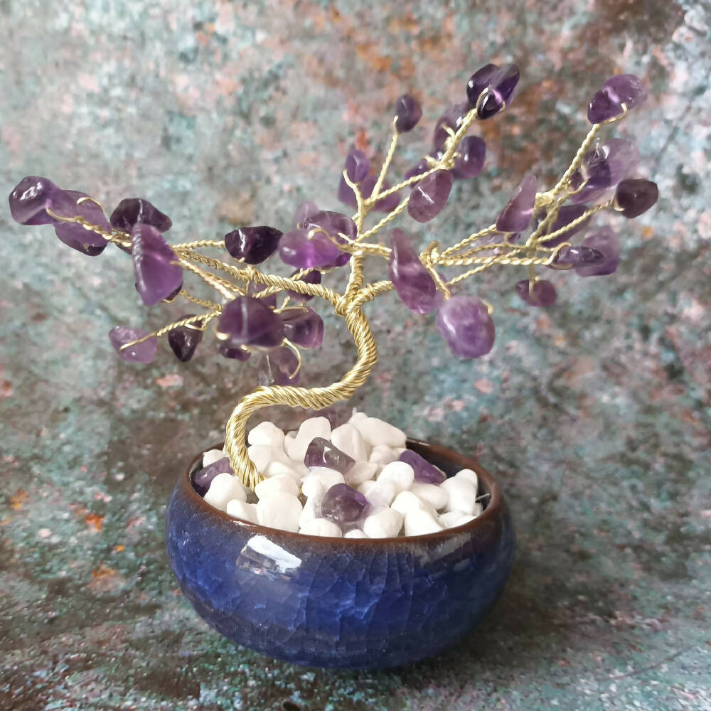 Amethyst Mini Gem Tree already made