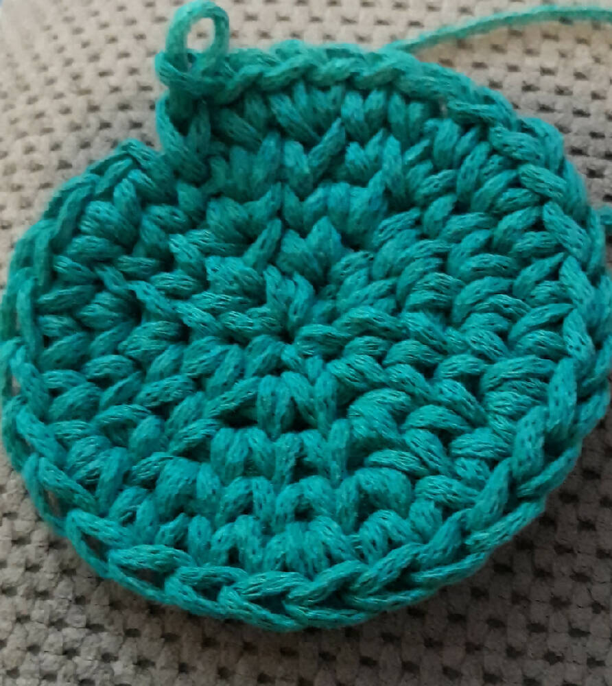 Round Purse with Shoulder Strap