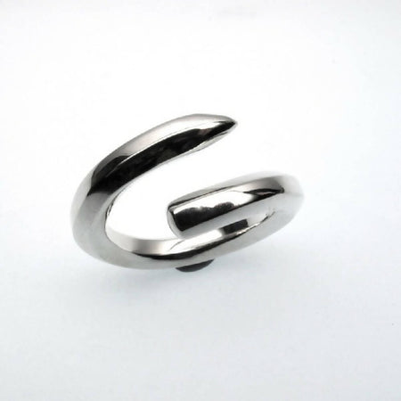 Sterling silver pencil ring