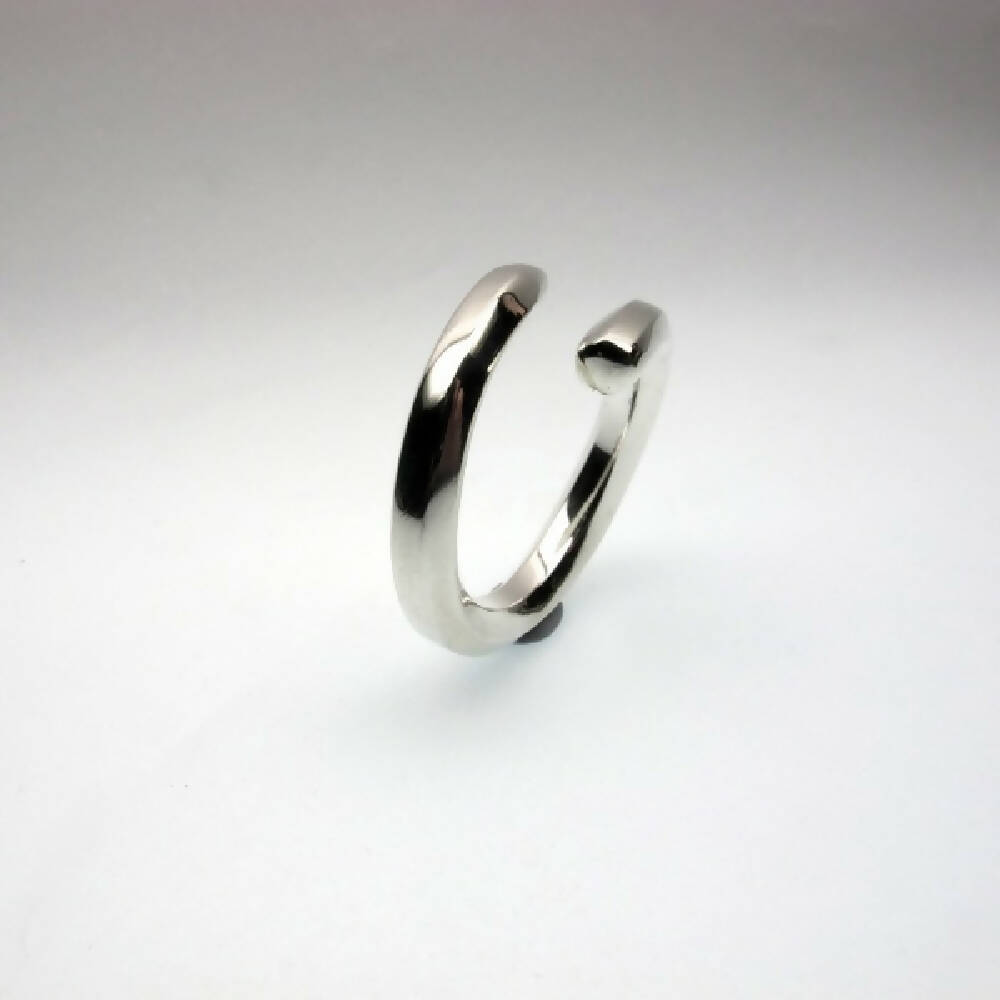 Sterling silver pencil ring