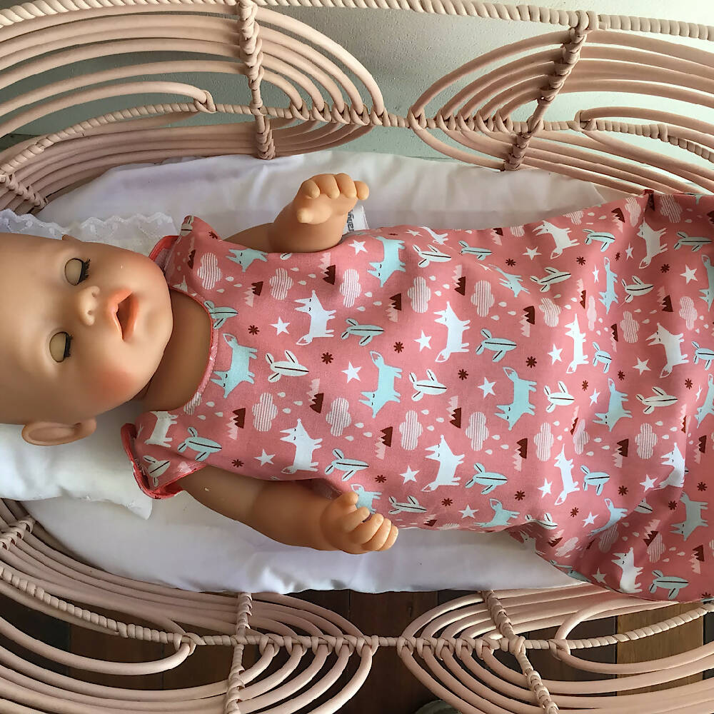 Dolls Sleep Sack, Foxies