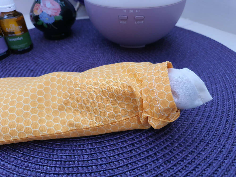 Aromatherapy Cotton EYE PILLOWS-Lavender Linseed Essential Oil