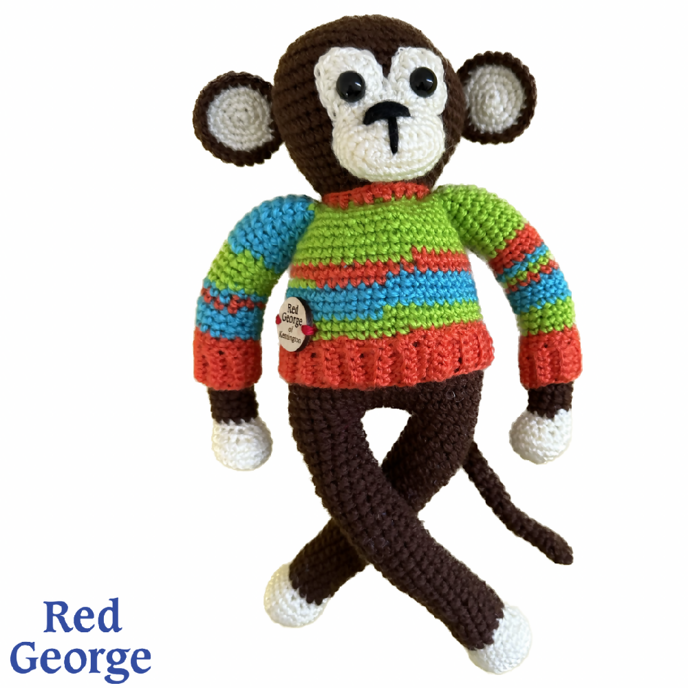 Monkey - crochet toy