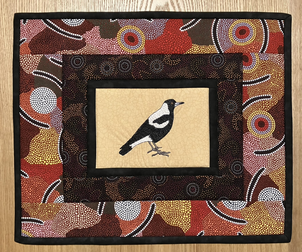 placemat-handmade-Australia-magpie