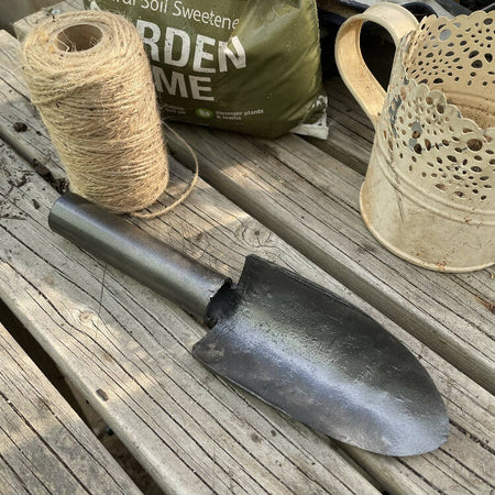 Steel Hand Trowel, Hand Held Gardening Spade