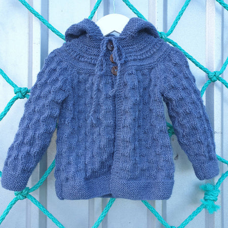 hand knitted woolen jacket.