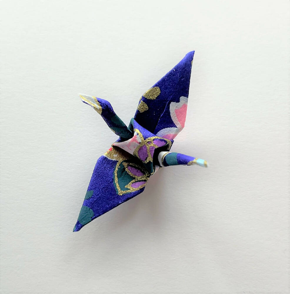 sapphire sky crane - marion nelson art