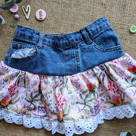 Baby girls 6-12 months pink skirt