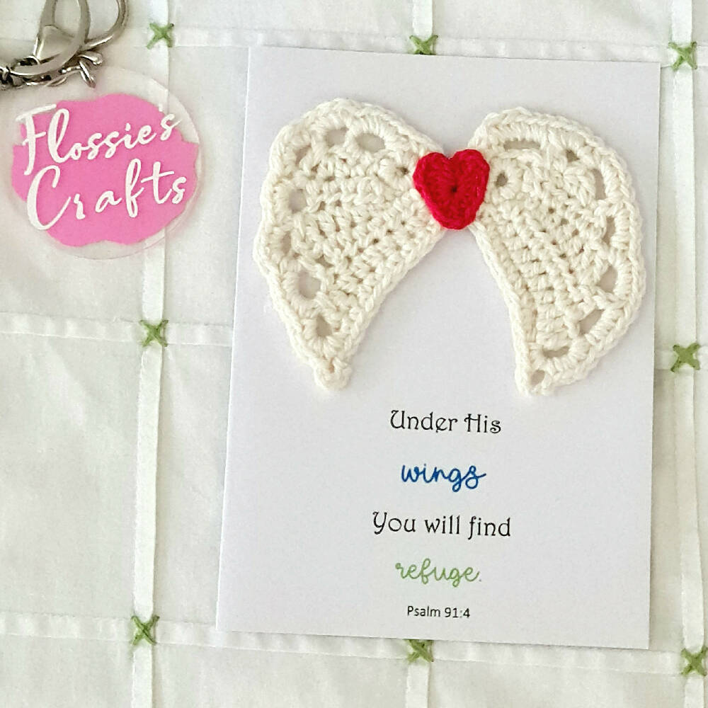 Christian Greeting Cards with crochet detail - FREE SHIPPING